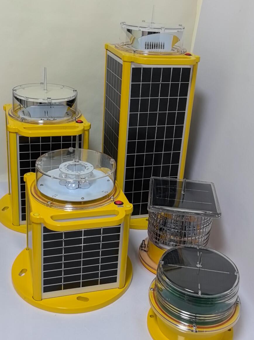 solar marine beacon light